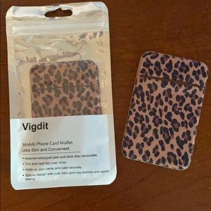 Cheetah Credit Card Holder for Phone